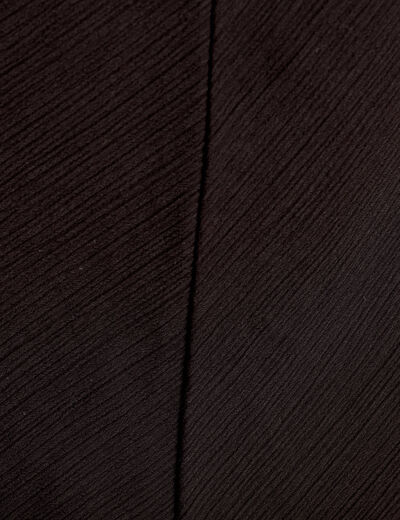 Jupe midi droite fendue noir femme