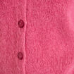 Gilet ample col v manches 3/4 vieux rose femme