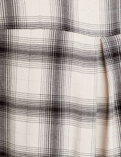 Chemise manches longues ecru femme