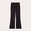 Pantalon bootcut à pont noir femme