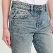Jean droit taille standard denim dirty femme