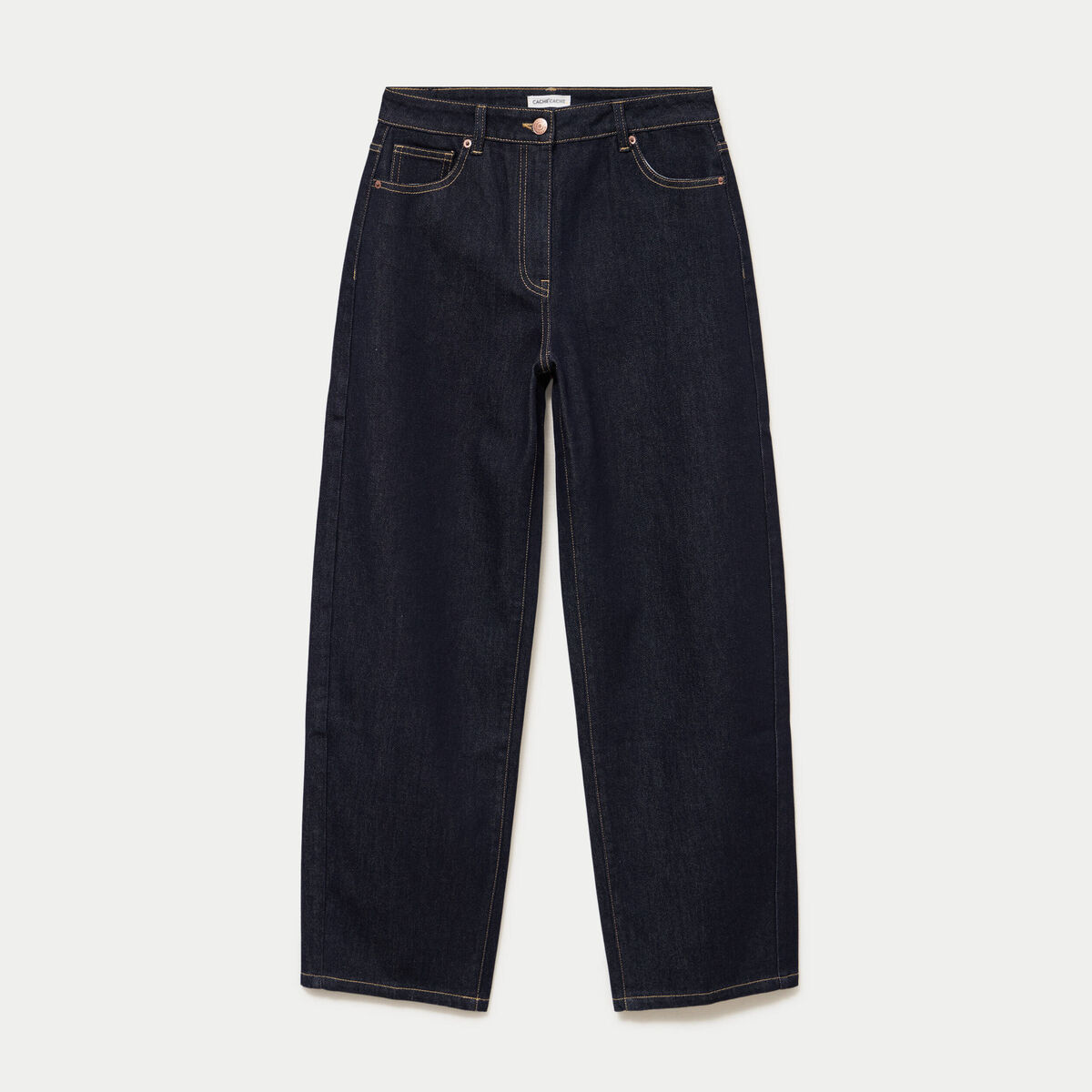 Jean boyfriend denim brut femme