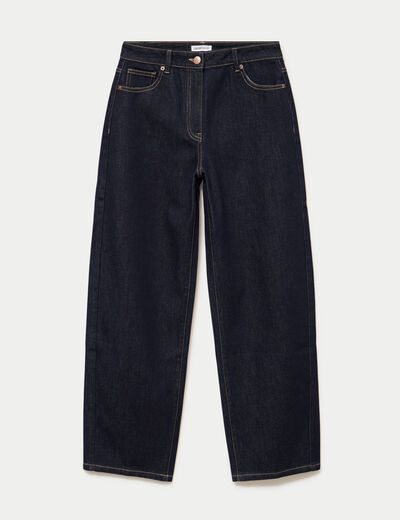 Jean boyfriend denim brut femme