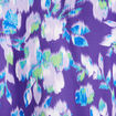 Blouse manches courtes imprimé violet femme