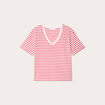 T-shirt manches courtes blanc femme