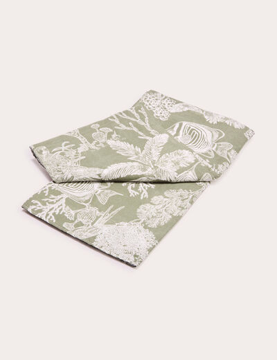 Foulard vert femme
