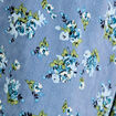 Combishort avec volants bleu foncé femme