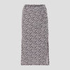 Jupe longue droite noir femme