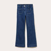 Jean bootcut taille haute denim stone femme