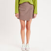 Jupe portefeuille cargo taupe femme