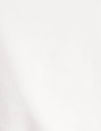 Débardeur cropped blanc femme