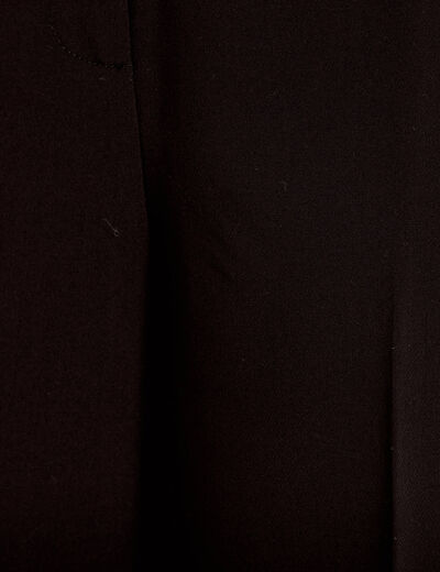 Pantalon city large noir femme