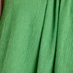 Débardeur col macramé vert femme