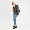 Jeans mom taille haute denim double stone femme