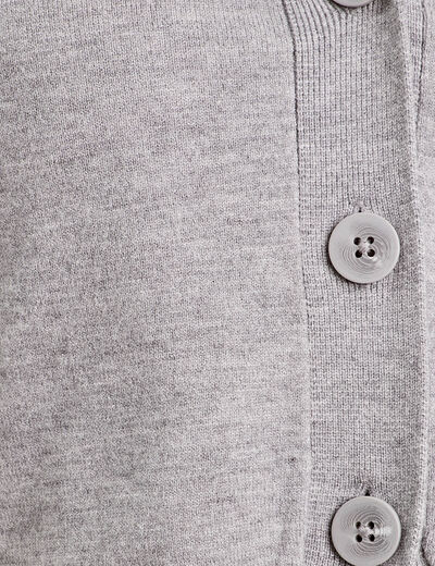 Gilet sans manches gris foncé femme