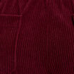 Pantalon jogging velours bordeaux femme