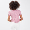 T-shirt manches courtes blanc femme