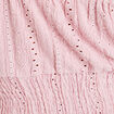 Blouse broderie anglaise rose poudrée femme