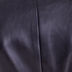 Combishort simili cuir noir femme