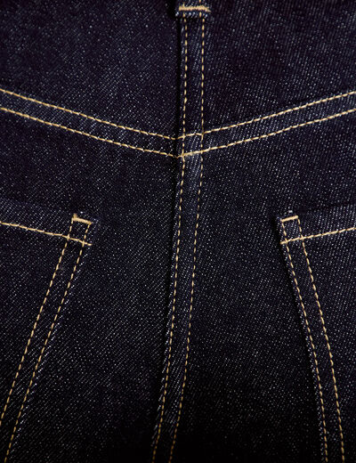 Jean boyfriend denim brut femme