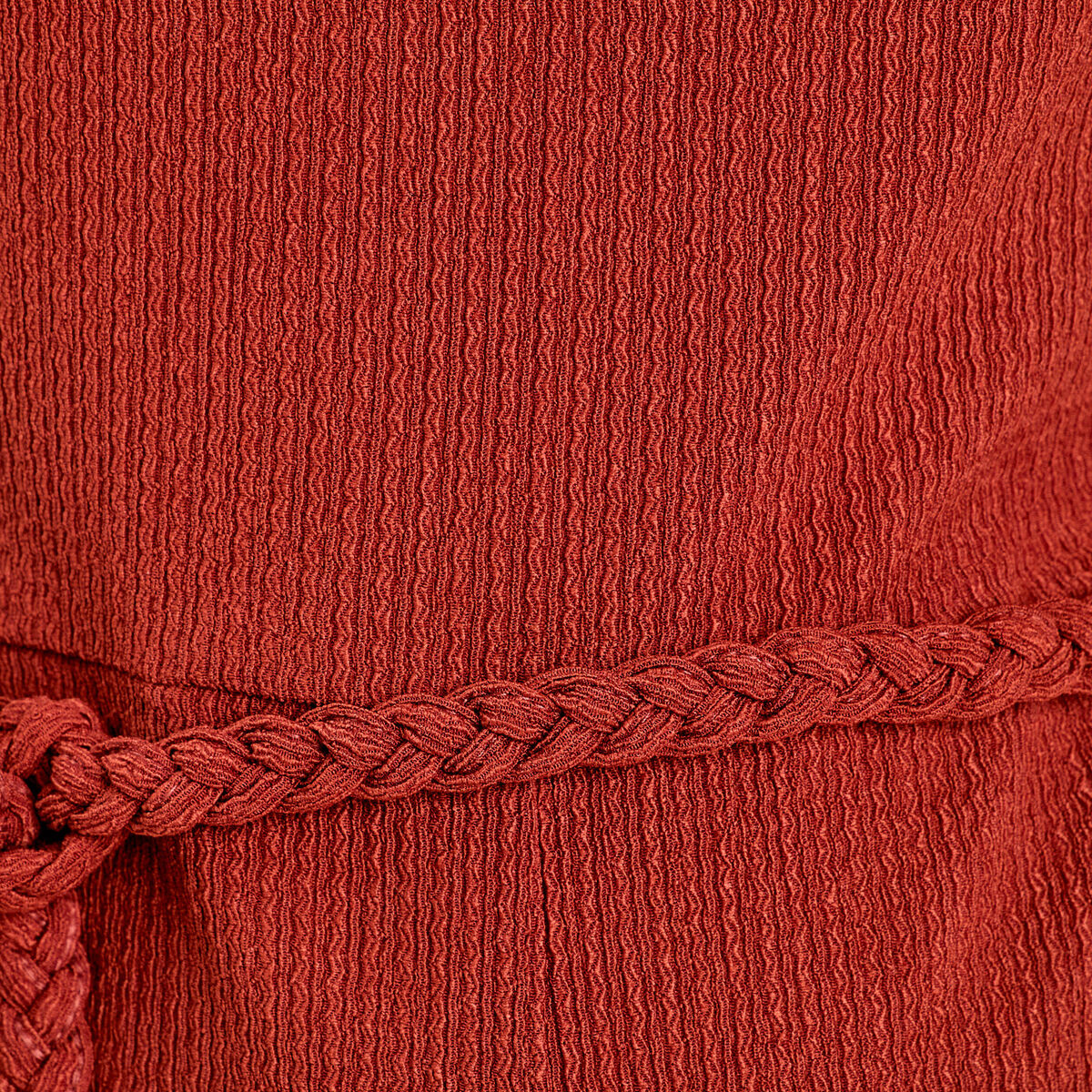 Combinaison pantalon bretelles marron cognac femme