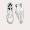 Sneakers plates bleu canard femme