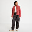 Veste matelass&eacute;e zipp&eacute;e vieux rose femme