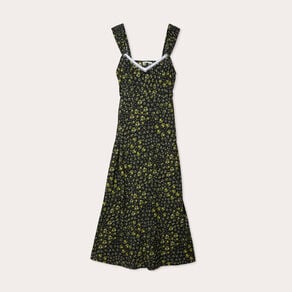robe longue evasee jaune clair femme Robe longue évasée jaune clair femme