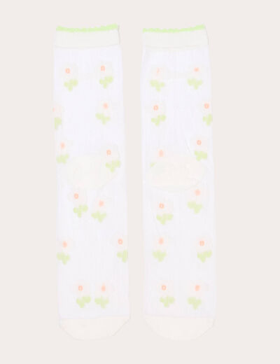 Chaussettes ecru femme