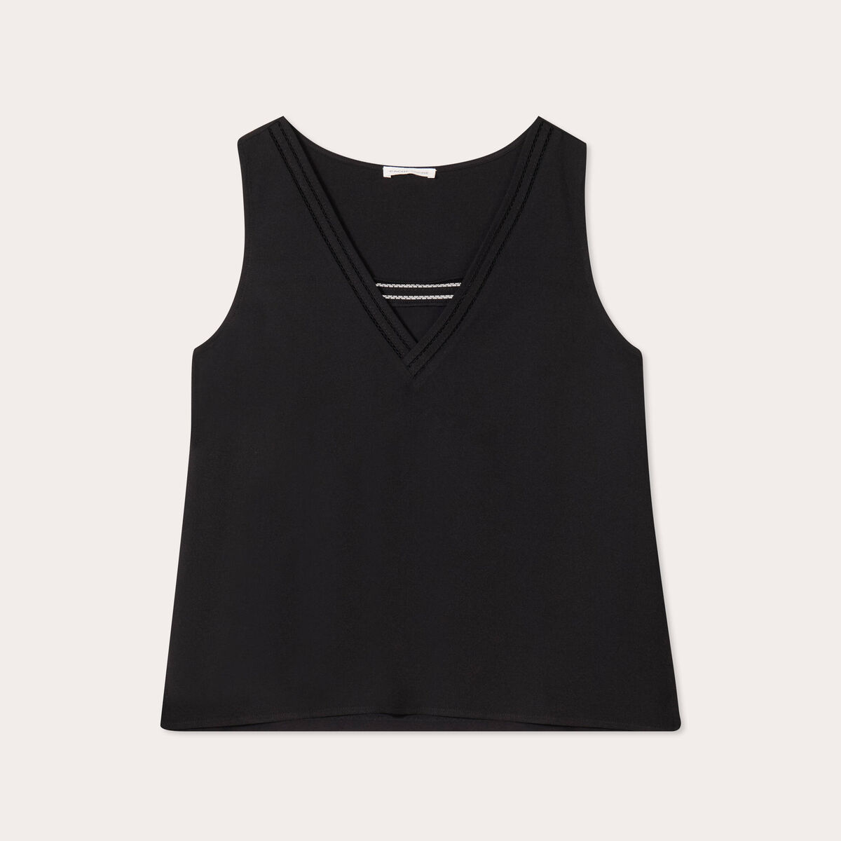 Débardeur sans manches noir femme