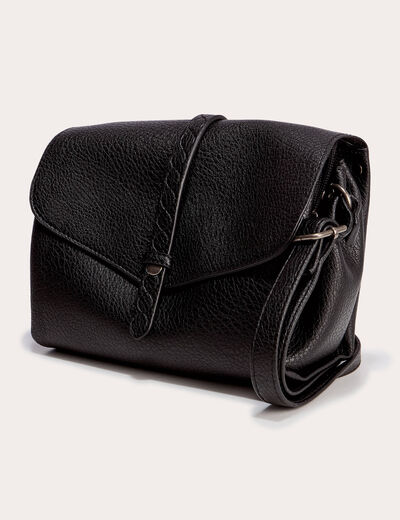 Sac similicuir noir femme