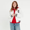 Gilet effet polaire ecru femme
