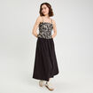 Bustier bretelles fines ecru femme