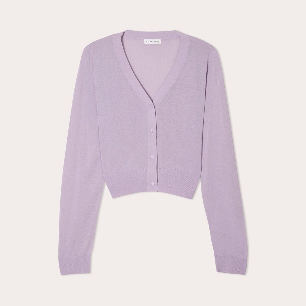 Gilet manches longues parme femme
