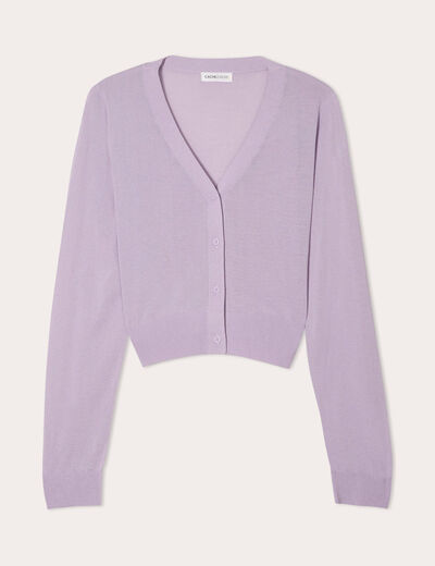 Gilet manches longues parme femme
