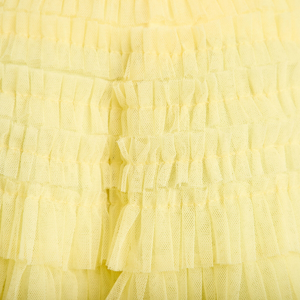Jupe longue &eacute;vas&eacute;e jaune pastel femme