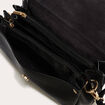 Sac à rabats noir femme