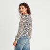 Blouse manches longues blanc femme