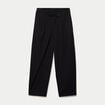 Pantalon bootcut taille basse noir femme