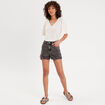 T-shirt manches courtes ecru femme