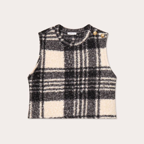 pull sans manches noir femme Pull sans manches noir femme