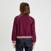 Sweat zippé manches longues prune femme