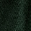 Robe trapèze velours zippée vert foncé femme
