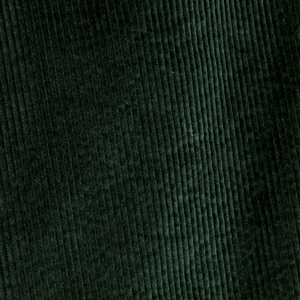 Robe trapèze velours zippée vert foncé femme