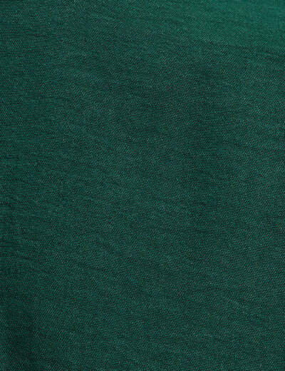 Robe trapèze manches dentelle vert foncé femme