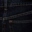 Jeans wide leg taille haute denim blue black femme