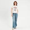 T-shirt manches courtes ecru femme