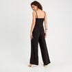 Combinaison pantalon noeud noir femme