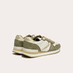 Sneakers plates vert kaki femme