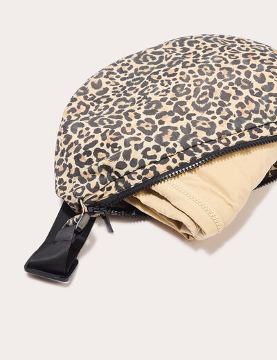 Parka déperlante 2-en-1 avec pochette vert kaki femme
